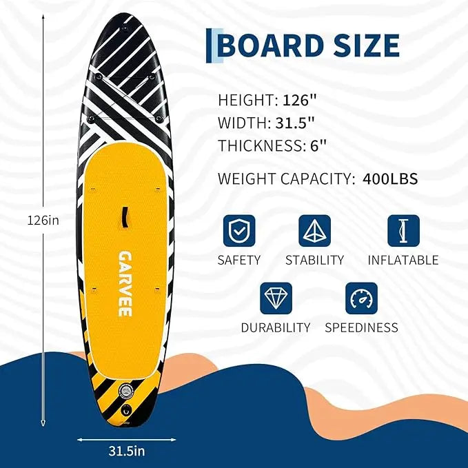 Inflatable Stand Up Paddle Board with SUP Accessories
