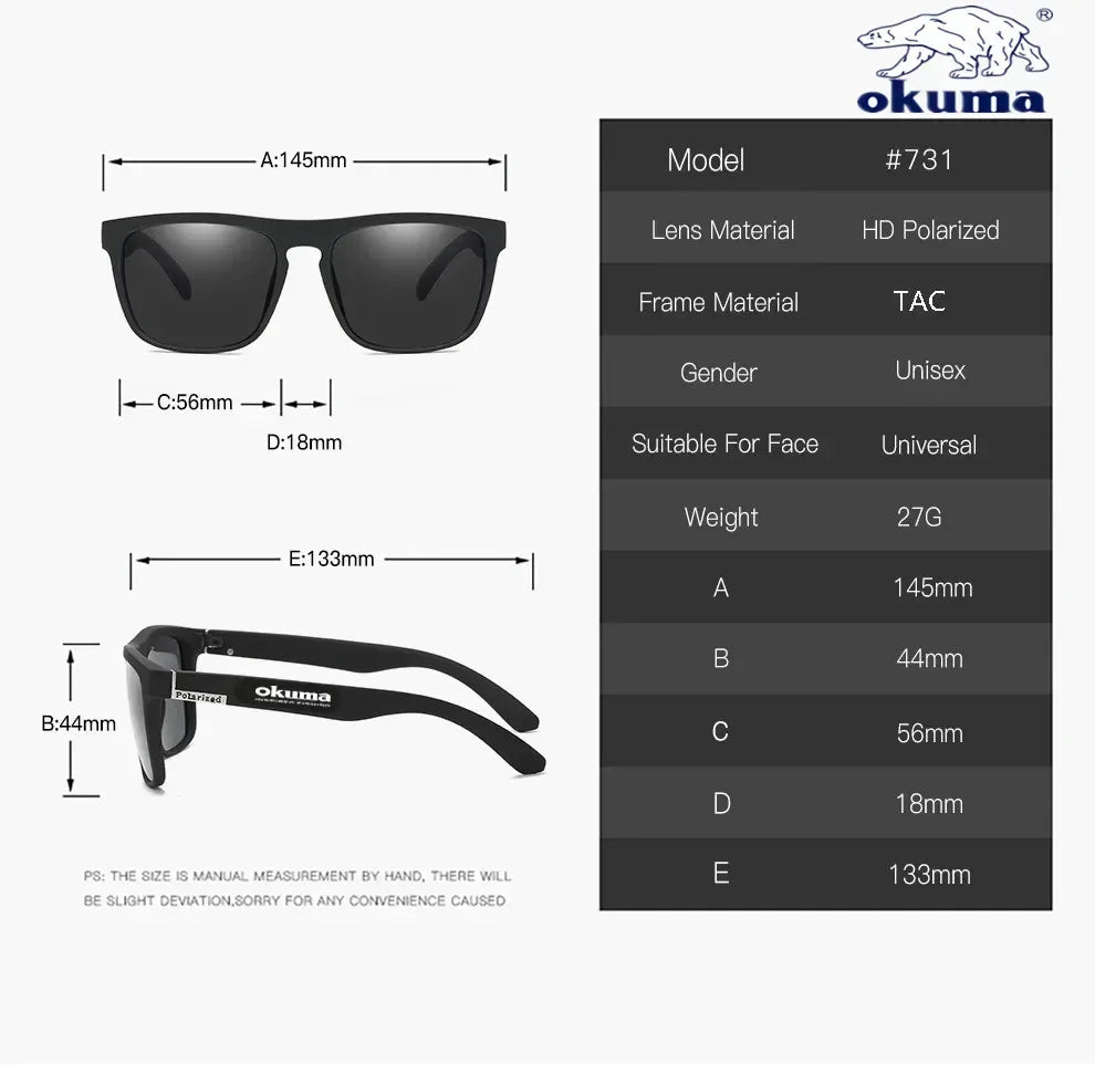 Polarized Sports Sunglasses UV400 for Outdoor Activities