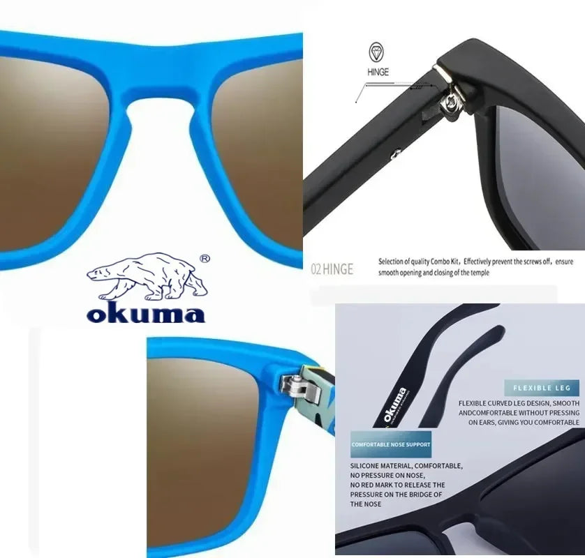 Polarized Sports Sunglasses UV400 for Outdoor Activities