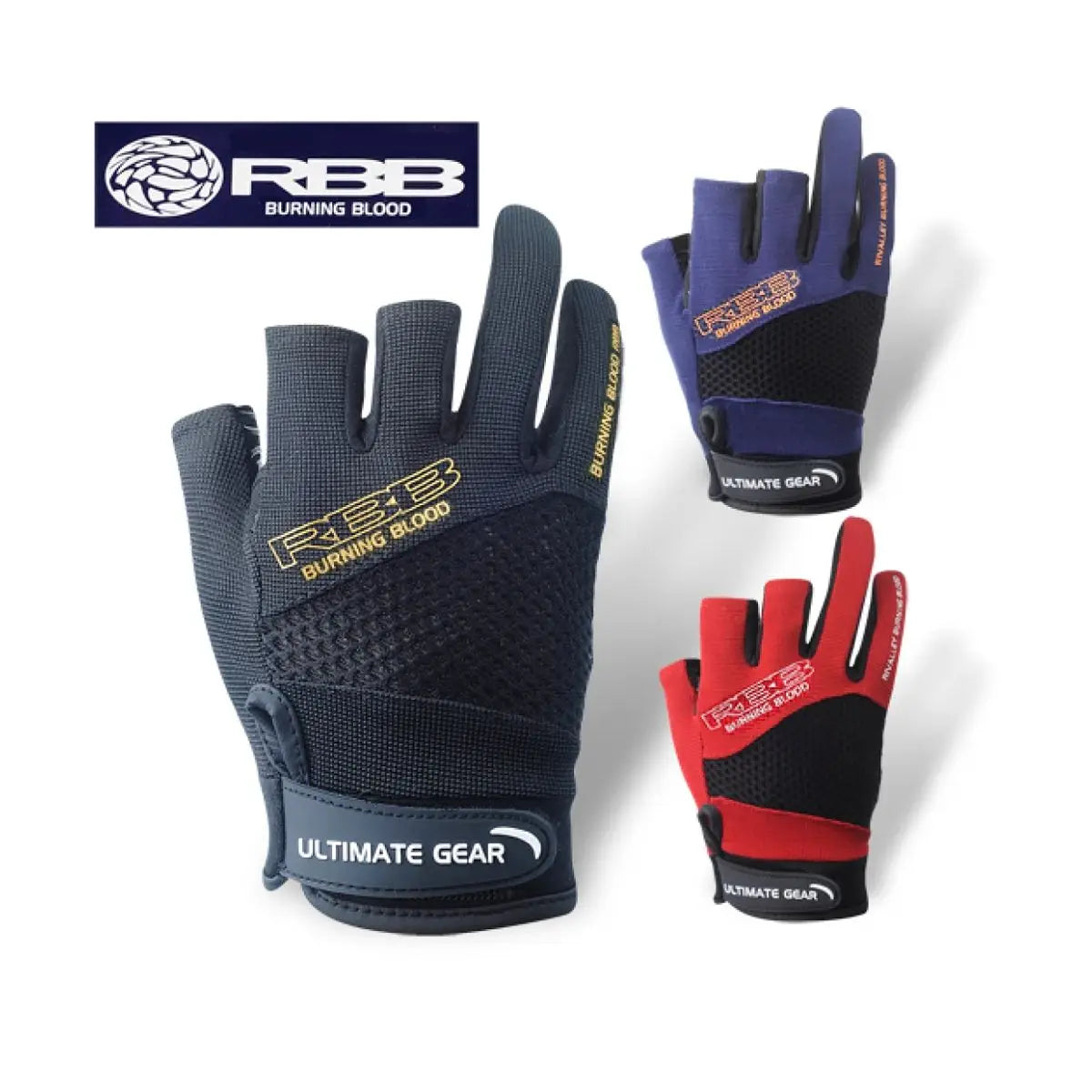Anti-Slip Three-Finger Fishing Gloves for Outdoor Sport
